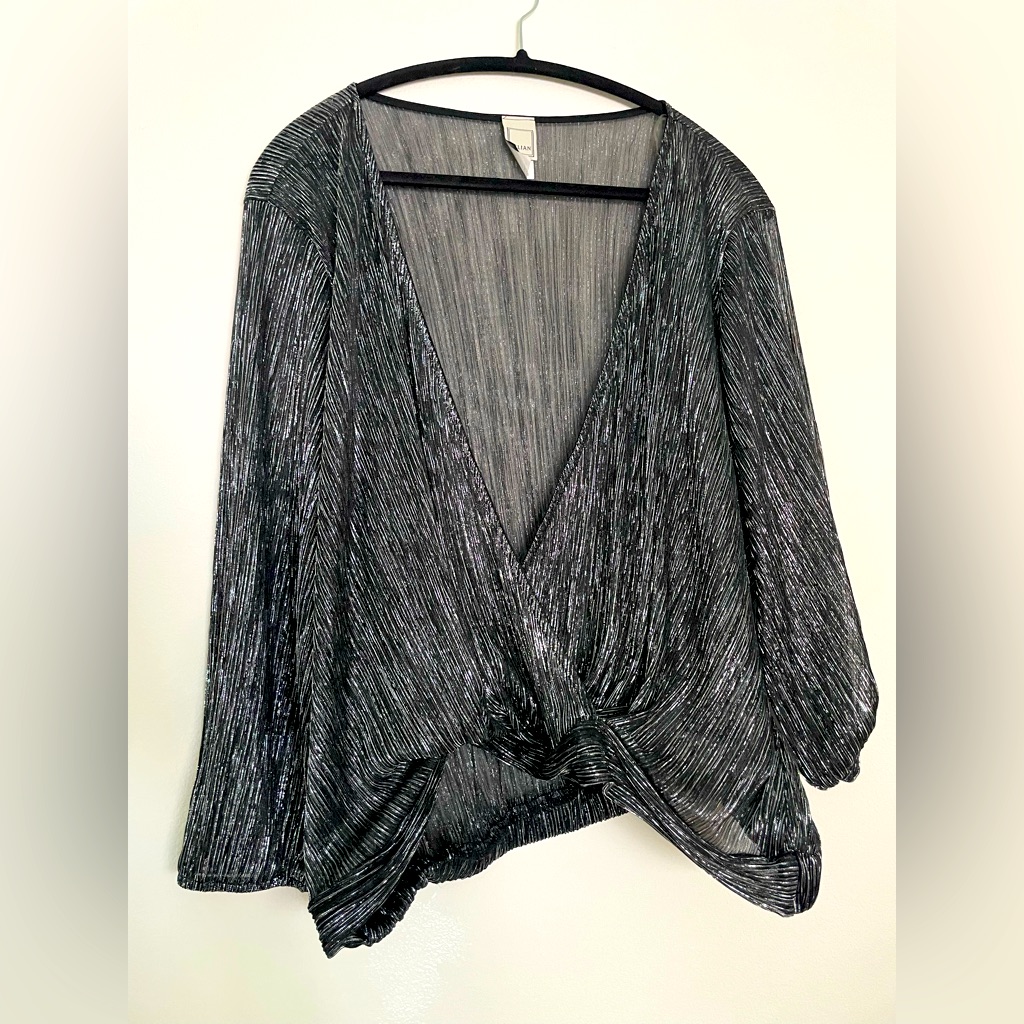 Nwt Shiny/Sparkly Blouse
